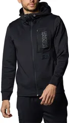 アンダーアーマー UNDER ARMOUR アーマースプリングニット フルジップ フーディー ARMOUR SPRING KNIT FZ メンズ パーカー トレーニング トレーニングウェア 部活 ジム  1384811 001 BLACK