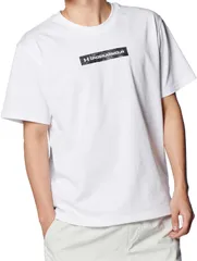 アンダーアーマー UNDER ARMOUR UA ヘビーウェイトコットン バック グラフィック ショートスリーブ T シャツ  1384800 100 WHITE