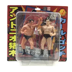 3340 【未開封】　アントニオ猪木＆カール・ゴッチ　新日本プロレス旗上オープニングシリーズ　フィギュア