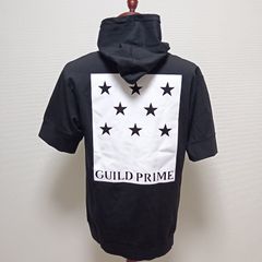 GUILD PRIME 半袖パーカー ブラック （日本製） - メルカリ