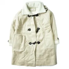 新品 no brand ノーブランド フェイクムートンダッフルコート L ベージュ 裏ボア アウター h101