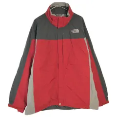 THE NORTH FACE ノースフェイス HYVENT マウンテンジャケット アウトドア レッド(メンズ XL)中古 古着 X6801