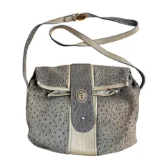 aries ショルダーバッグ　オーストリッチ　本革のサムネイル