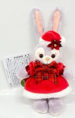 東京ディズニーシー ぬいぐるみバッジ Duffy and Friends ステラルー(赤)/Christmas 2024