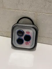 iPhone 12Pro カメラレンズカバー　cam-159　sea blue【B】