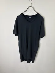 S00532｜DIESEL｜ディーゼル｜半袖Tシャツ｜ブラック｜メンズXS｜コットン｜無地｜カットソー｜Y2K｜90S｜古着｜USA古着｜アメカジ｜ヴィンテージ｜フォロー割｜今期トレンド｜ストリート｜シンプル｜インナー｜定番