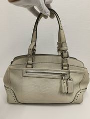 2510-430｜美品｜コーチ ハンドバッグ レザー ベージュ - メルカリ