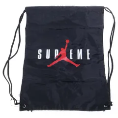SUPREME (シュプリーム) 24AW xJORDAN DRAWSTRING BAG MA0930-023 ジョーダン ドローストリング バッグ ブラック