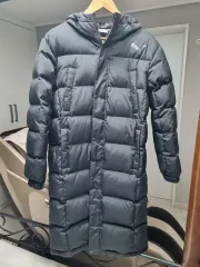 PUMA プーマ ダウンジャケット ロング丈 フード ブラック