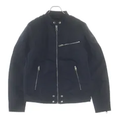 DIESEL (ディーゼル) J-GLORY RAEZA ナイロン シングルライダース ジャケット ブラック