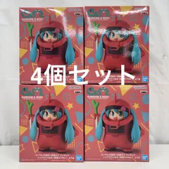 未開封 ガンダム45周年×初音ミク フィギュア　 シャアザクぐるみ 初音ミクVer. 4個セット LF3B70  f107