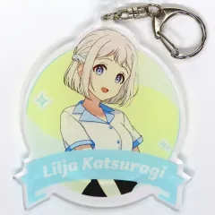 【新品】キーホルダー [新品] 葛城リーリヤ 描き下ろし BIGアクリルキーホルダー ボウリングシャツver. 「学園アイドルマスター」