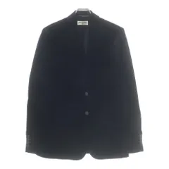 SAINT LAURENT PARIS (サンローランパリ) ベルベット 2B シングルテーラードジャケット ネイビー 633013のサムネイル