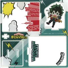 【中古】アクリルスタンド・アクリルパネル 緑谷出久 ミニキャラアクリルジオラマ ぶら下がりver. 「僕のヒーローアカデミア」