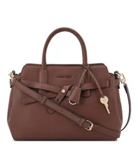 ナインウェスト レディース バッグ Nine West Lille Triple Compartment Satchel Bag Mahogany