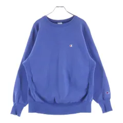 CHAMPION (チャンピオン) 90S REVERSE WEAVE リバースウィーブ 長袖 スウェット ブルー