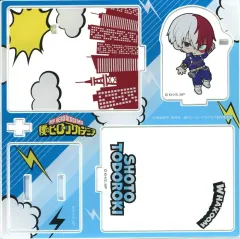 【中古】アクリルスタンド・アクリルパネル 轟焦凍 ミニキャラアクリルジオラマ ぶら下がりver. 「僕のヒーローアカデミア」