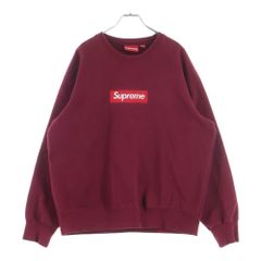 Supreme box logo クルーネック ボックスロゴ スウェット エンジ