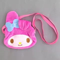 【中古】バッグ マイメロディ フェイス 「マイメロディ ぬいぐるみポシェット」
