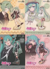 【中古】アクリルスタンド・アクリルパネル 全4種セット BIGアクリルスタンド Fashionシリーズvol.2 「キャラクター・ボーカル・シリーズ01 初音ミク」