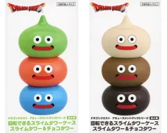 【中古】小物入れ・マルチケース・缶ケース 全2種セット AM 回転できるスライムタワーケース スライムタワー＆チョコタワー 「ドラゴンクエスト」