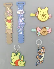 【中古】グッズセット 全6種セット ラバーコレクション 「一番くじ くまのプーさん Cozy Winter Days」 I賞