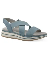 クリフバイホワイトマウンテン レディース シューズ サンダル Cliffs by White Mountain Womens Hapley Athleisure SlipOn Sandals MidBlue Nubuck ブルー