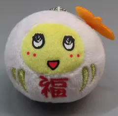 【中古】ぬいぐるみマスコット・ぬいぐるみバッジ ふなっしー(ホワイト) だるまぬいぐるみマスコット 「ふなっしー」 ふなっしーLAND限定