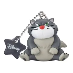 【中古】キーホルダー ルシファー 「ディズニーキャラクター カラーコレクションチャーム～black～」