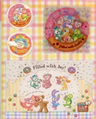 【中古】グッズセット 集合 ポストカードシール付 「ダッフィー＆フレンズのフィルド・ウィズ・ジョイ!」 東京ディズニーシー限定