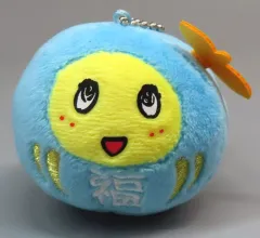 【中古】ぬいぐるみマスコット・ぬいぐるみバッジ ふなっしー(ブルー) だるまぬいぐるみマスコット 「ふなっしー」 ふなっしーLAND限定