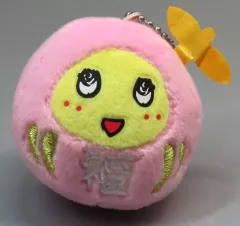 【中古】ぬいぐるみマスコット・ぬいぐるみバッジ ふなっしー(ピンク) だるまぬいぐるみマスコット 「ふなっしー」 ふなっしーLAND限定
