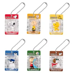 【中古】キーホルダー 全6種セット 「PEANUTS パッケージミニチュアコレクション クラシックver.」