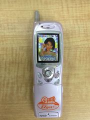 kittyキティのかわいい待受画面 ガラケーモック ドコモF504i 多少傷美