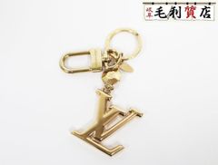 極美品】ルイヴィトン ポルトクレ LVファセット チャーム キーホルダー