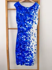 ポロラルフローレン フラワー プリント ONE PIECE ブルー(サイズ4)