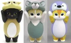 【中古】フィギュア 全3種セット 着ぐるみにゃん 「mofusand」 ソフビフィギュア3