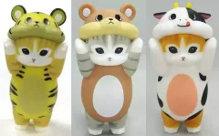 【中古】フィギュア 全3種セット 着ぐるみにゃん 「mofusand」 ソフビフィギュア1