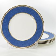 ♪美品♪レイノー リモージュ 金彩 コバルトブルー ディナープレート 6