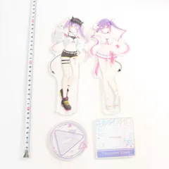 【★加古川物流】中古 常闇トワ 3Dアクリルスタンド シャイニーウェーブver.  セット ホロライブ【718】