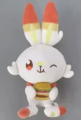 【中古】ぬいぐるみ ヒバニー ポケピース ぬいぐるみ おいしいじかん～ピカチュウ・ゴンベ・ヒバニー・マホミル～ 「ポケットモンスター」