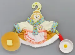 【中古】ぬいぐるみ クッキー・アン コスチュームセット(ぬいぐるみ用衣装) 「ダッフィー＆フレンズ・ワンダフルキッチン」 東京ディズニーシー限定