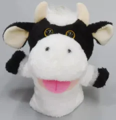 【中古】ぬいぐるみ うしくん おしゃべりパペットマペット(ぬいぐるみ) 「パペットマペット」 喫茶パペットマペット限定のサムネイル