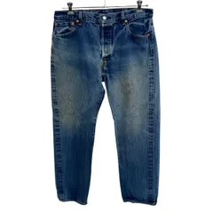Levi's 501 デニムパンツ W38 インディゴブルー リーバイス ボタンフライ ビッグサイズ アメカジ デニム ジーンズ 2603-495