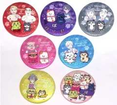 【中古】バッジ・ピンズ 全7種セット トレーディングビッグホロ缶バッジ 「ねこに転生したおじさん×ドズル社コラボ アニメイトフェア」