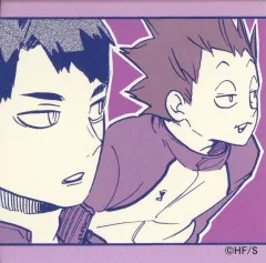 【中古】シール・ステッカー 牛島若利＆天童覚 「ハイキュー!! スクエアステッカーコレクション 第2弾」