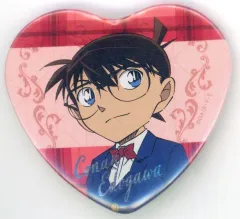 【中古】バッジ・ビンズ 江戸川コナン ジュエリーハート缶バッジ 「名探偵コナン」 コナンプラザ限定