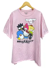 古着 Sanrio HELLO KITTY サンリオ ハローキティ キャラクター プリントTシャツ 海外オフィシャル XL ピンク レディース/028