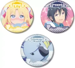 【中古】バッジ・ビンズ 集合 場面写缶バッジ3個セット ver.A 「TVアニメ ゲーセン少女と異文化交流」