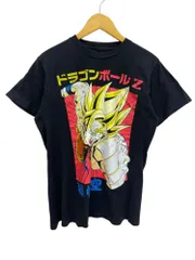 古着 ドラゴンボールZ DRAGON BALL アニメTシャツ プリント 海外オフィシャル 孫悟空 超サイヤ人 M ブラック メンズ/036